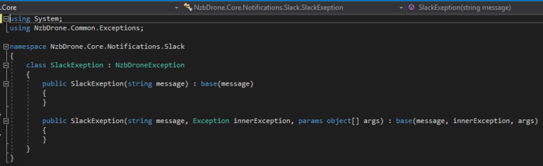 NDepend Invalid Exception